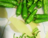作り置き＊ししとうとすだちの味噌炒め作り方1写真