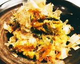 カボチャとコーンの皮だけきんぴら作り方4写真