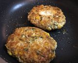 大葉香る♡コーンの照り焼きお豆乳バーグ♬作り方3写真