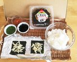 ふじっ子ごま昆布と明太チーズのりおにぎり作り方1写真