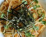 冷製!ふわとろぴりりパスタ作り方4写真