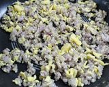朝昼夕♪卵かつお節納豆でシンプル炒飯作り方2写真