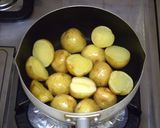 小じゃがいもの豚ひき肉そぼろあんかけ作り方2写真