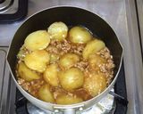 小じゃがいもの豚ひき肉そぼろあんかけ作り方6写真