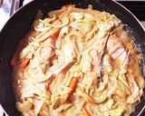 フライパンで簡単鮭のちゃんちゃん焼き作り方3写真