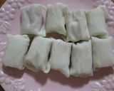 しめじ＆チーズ入りちくわの包み揚げ作り方9写真