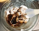 材料4つ♡簡単ザクザクチョコチーズケーキ作り方2写真