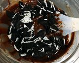 材料4つ♡簡単ザクザクチョコチーズケーキ作り方5写真