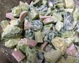アボカドと魚肉ソーセージのサラダ作り方4写真