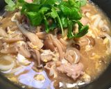 きのこと豚肉の餡かけうどん作り方5写真