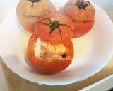 エビと鶏肉のトマトカップ作り方4写真