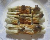しめじ＆チーズ入りちくわの包み揚げ作り方5写真
