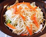 変身/*☆すき焼きの残りで白菜の卵とじ作り方2写真