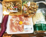さつまいもとキノコの和風鶏煮作り方1写真