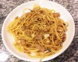 エリンギとハムの和風パスタ作り方4写真