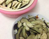 ミートソースで簡単！茄子チーズ焼き☆作り方1写真
