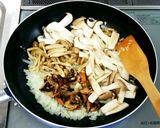 キノコいろいろクリームパスタ作り方5写真