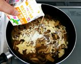 キノコいろいろクリームパスタ作り方9写真