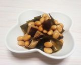 水煮大豆で作る☆椎茸入り昆布豆作り方6写真