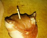 豚肉のプチトマト包み揚げ作り方4写真