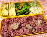 黒米入り☆もちもち鶏梅ごはん作り方7写真