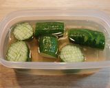 弁当用　胡瓜の即席ピクルス作り方9写真