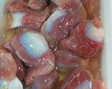 梅酢であっさり砂肝の酒蒸し作り方1写真