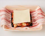 パックのままたたむだけキムチーズとんかつ作り方2写真