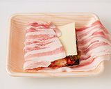 パックのままたたむだけキムチーズとんかつ作り方3写真