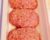 レンチンで簡単♥️トマト煮込みハンバーグ作り方3写真