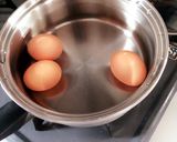 ゆで卵のマヨチーズ焼き作り方1写真