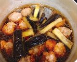 肉団子と茄子のピリ辛旨煮作り方4写真