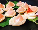 簡単♥️可愛い包み方のたらこマヨ餃子作り方9写真