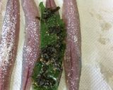 サンマのシソ味噌巻き作り方4写真