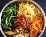 韓国ビビンバ비빔밥도시락。作り方3写真