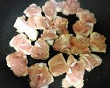 鶏もも肉・茄子・蓮根の甘酢しょうゆ炒め✩作り方2写真