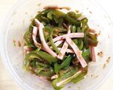 レンジで簡単♪ピーマン魚肉ソーセージ炒め作り方3写真