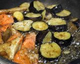 鮭と茄子のガリポン焼き作り方7写真