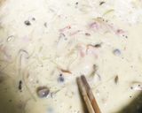 市販ソースで♡具だくさんクリームパスタ作り方4写真