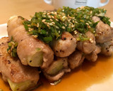 絶品✨長ネギの豚肉巻き〜ネギソースがけ〜作り方4写真