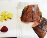 カレイの煮付け♡梅干と生姜でまろやか煮汁作り方1写真