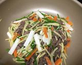 香味ペーストを使った牛肉と長芋の炒め物作り方3写真