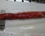 薄切り肉で渦巻きソテー作り方8写真