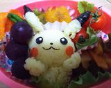 超簡単♡ポケモン♡ピカチュウのキャラ弁♡作り方3写真