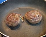 薄切り肉で渦巻きソテー作り方12写真