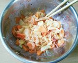 簡単☆片栗粉と卵だけでチヂミ作り方3写真