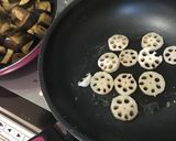 常備菜♡簡単！鶏肉と茄子と蓮根の甘酢あん作り方3写真
