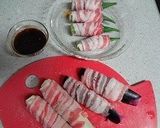 茄子とオクラの豚巻生姜焼き作り方1写真