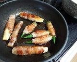 茄子とオクラの豚巻生姜焼き作り方3写真