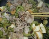 ゴーヤと厚揚げのオイスターソース炒め作り方3写真